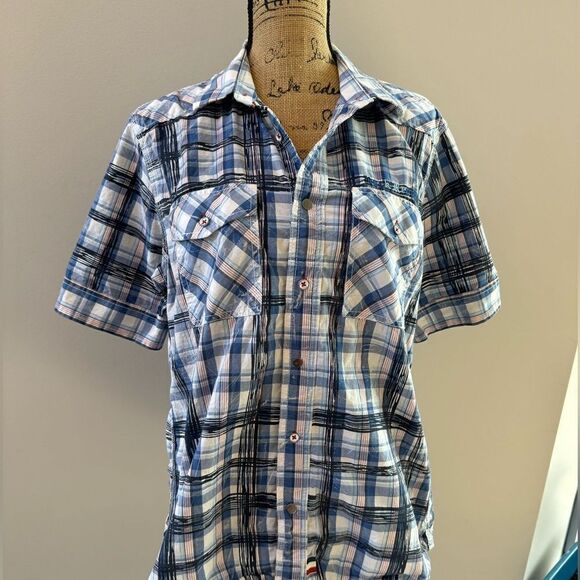 Rock Revival Plaid country shirt - Picture 1 of 9
